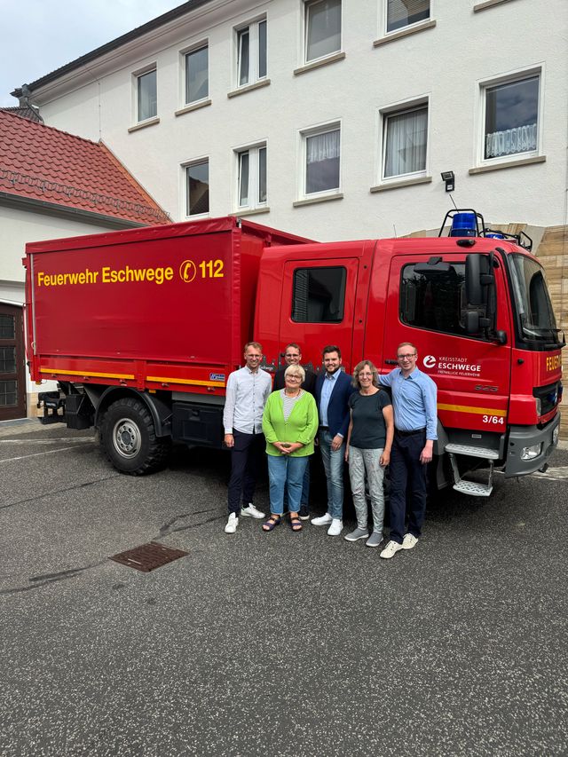 Grünen besuchen Feuerwehr Eschwege