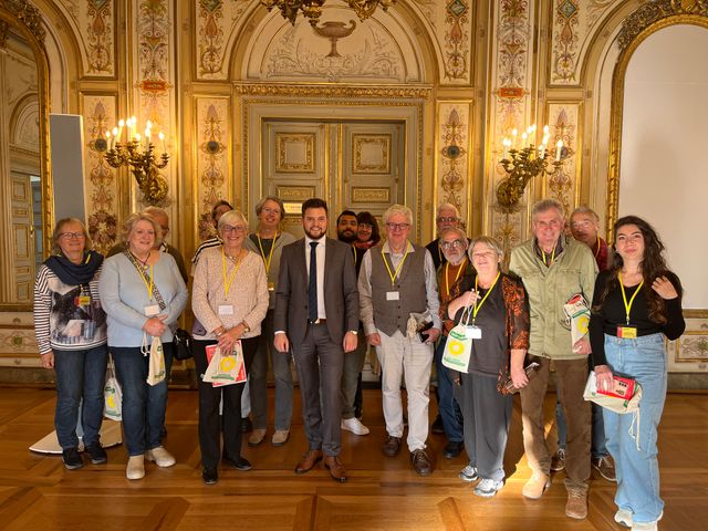 Ehrenamtliche auf Einladung von Felix Martin im Hessischen Landtag
